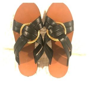 Chloe Crossover Ring Sandal